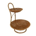 thumbnail image 3 of Cesta circular para frutas y verduras con soporte, puerta marrón para cocina y hogar. 2 capas Altura 35cm, 3 of 9