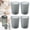 C, variant on Zoowood 4 Pack Plastic Cups Set High Temperature Resistant Drinking Cups for Juice Tea and Cold Beverages Reusable Water Cups for Family