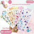 thumbnail image 6 of 3D Puffy Stickers,Relief Stickers,Reusable Tiny Patch,Resin DecorativeStickers Cartoon MiniStickers,for Phone Case, Scrapbook Journal Water Bottle Decorations,DIY Gift PackagingStickerss, 6 of 8