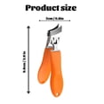 thumbnail image 3 of Wide Opening Anti, 2026 New Professional Slant Head Nail Clipper - Wide Opening Anti-Splash Design for Thick & Ingrown Toenails, Easy-Grip Ergonomic Clippers for Men and Women(Black,2PC), 3 of 7