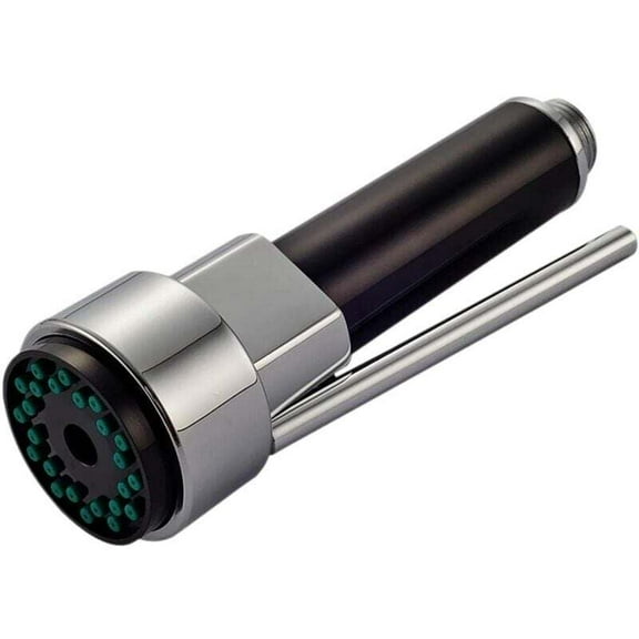 Retractable Brass Kitchen Faucet Spray Head, Chrome, G1/2, Compatible with Carivent