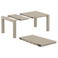thumbnail image 2 of Compamia Pacific 5 Piece Dining set with Extension Table and Sling Arm Chairs Taupe Frame Taupe Sling, 2 of 4