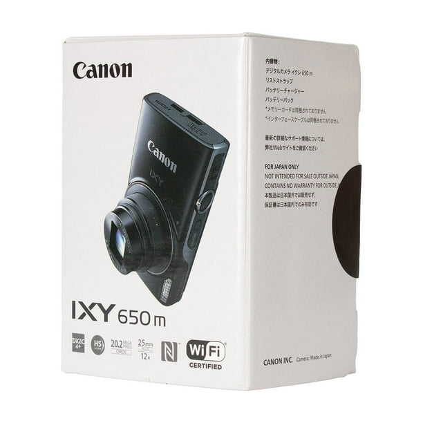 Canon Ixy 650 HS M /PowerShot ELPH 360 HS A (Black)(International