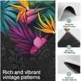 thumbnail image 3 of Colorful Tropical Leaf Pattern Kitchen Rugs Sets Of 3,Kitchen Runner Rugs Non Skid Washable,Decorative Kitchen Floor Mats for Kitchen,Sink,Laundry,17"x30"+ 17"x47" + 17"x59", 3 of 6