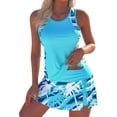 thumbnail image 6 of ZANKLEY Women's Tankini Swimsuits Tummy Control Two Piece Bathing Suits Modest Swim Tank Top with Skirt Bottom 2026, 6 of 9