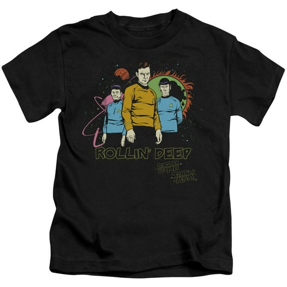 Star Trek Rollin Deep Youth 18/1 T-Shirt Black
