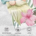 thumbnail image 3 of Leaves Flowers with Gnomes Hand Towel Bath Towels Face Towels Cotton Absorbent for Home Hotel Spa Swimming Yoga Sports, 3 of 7