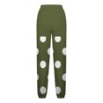 thumbnail image 4 of Annhoo High Waisted Sweatpants for Women Polka Dots Drawstring Sports Trousers Cinch Bottom Pants with Pockets, 4 of 5