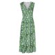 thumbnail image 3 of Vestido Corto de Verano de Moda sin Mangas con Cuello en V Impreso Vestido Casual Grande Del Doblado para Diario, 3 of 5