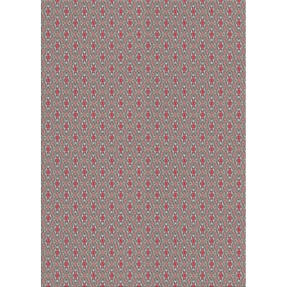 Ahgly Company Indoor Rectangle Patterned Chestnut Brown Novelty Area Rugs, 7' x 10'