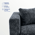 thumbnail image 4 of LASE Muebles Sala Esquinera Italia Sofá + Loveseat Configurable en L 6 cojines Marfil, 4 of 7