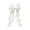 B, variant on Krdevn Organza Big Bow Hair Clip Long Wavy Streamer Small Bow Decor Elegant Fairy Hair Barrette for Women Girls Wedding Birthday Daily Hair Accessory