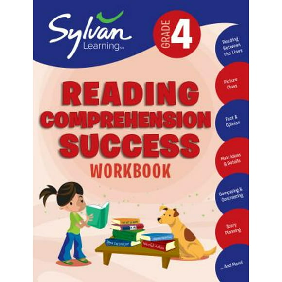 4th Grade Reading Comprehension Success Workbook: Reading Between the Lines, Picture Clues, Fact and (Pre-Owned Paperback 9780375430039) by Sylvan Learning
