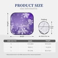 thumbnail image 3 of Saiise Snowflakes for Foldable Car Sun Shades (2-Pack) Offer Sun Protection with an Easy-fold Design for Convenient Windshield Shading-Large, 3 of 6