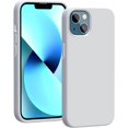 thumbnail image 1 of IBAOLEA Compatible avec iPhone 13 Case, Étui de Téléphone en Silicone Liquide Antichoc avec Doublure en Microfibre Douce Anti-Rayures, Protection Robuste pour iPhone 13 6.1 Pouces(2021) (Blanc) Blanc, 1 of 6