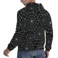 thumbnail image 3 of Bingfone Spider Web Black Men'S Drawstring Hoodie Long Sleeve Pocket Sweatshirts-Xx-Large, 3 of 9