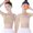 Beige, variant on KHONTS Girls Training Bras Seamless Wireless Stretchy Soft Comfy Solid Crop Tops Yoga Athletic Casual Sports Bras,Size 7T-15T WH4 XL