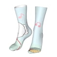 thumbnail image 3 of Lsque Sanrio Print Women's Men's Novelty 16in Crew Socks Cotton Socks Knee High Socks for Walking,Running,Nurses,Pregnancy, 3 of 6