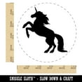 thumbnail image 2 of Majestic Unicorn Rearing Up Rubber Stamp for Scrapbooking Crafting Stamping - Large 1-1/4 Inch, 2 of 7