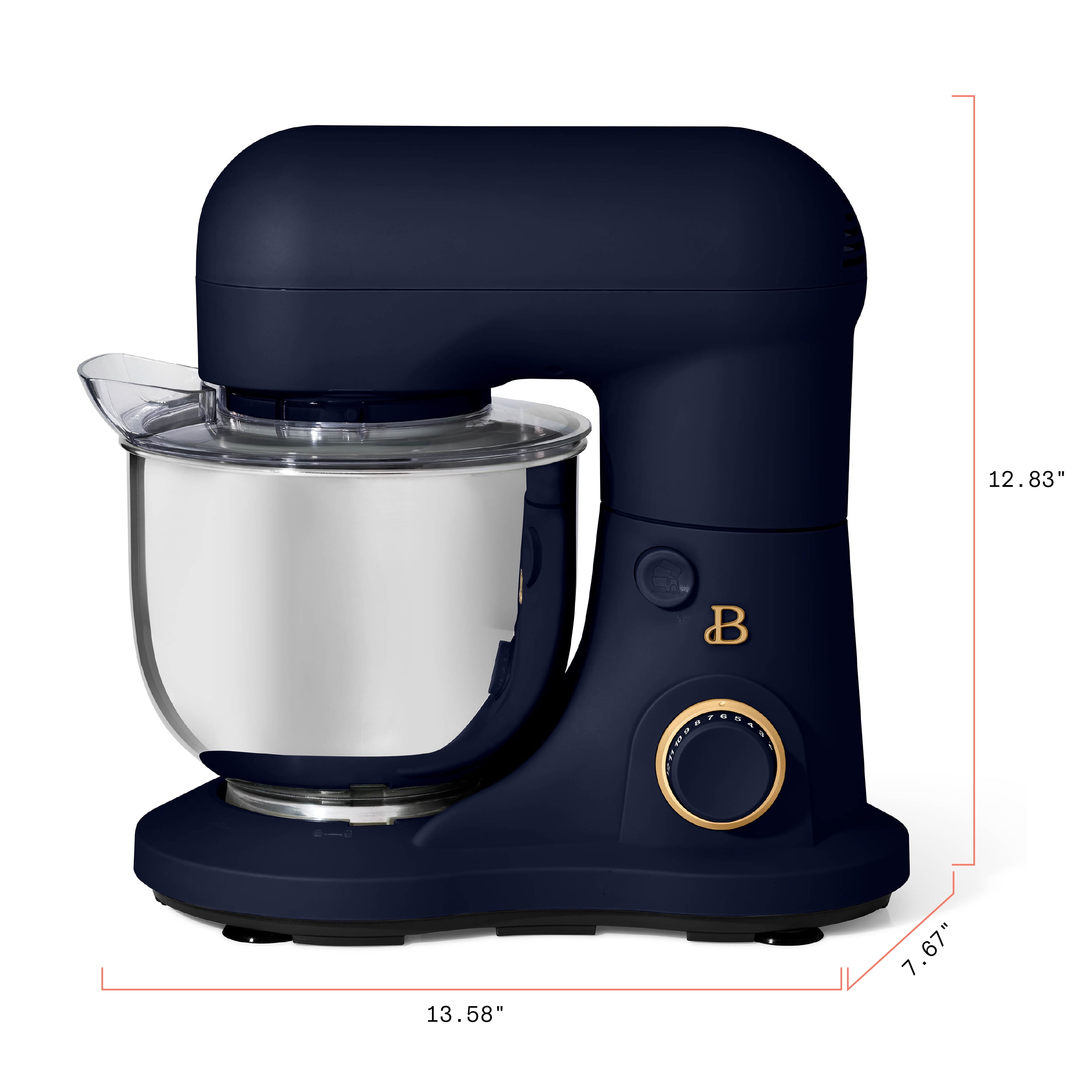 Beautiful 3.5 Qt Stand Mixer, Starry Night with Flat Beater, Dough Hook, Balloon Whisk