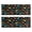 Black Cartoon Dinosaurs, variant on Kitchen Rugs Sets Of 2,Black Cartoon Dinosaurs Fossils Pattern Anti Fatigue Kitchen Mat Rugs Non Slip Washable,Decorative Kitchen Floor Mats for Kitchen,Sink,Laundry,17"X47"
