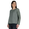 thumbnail image 3 of Moomaya Victorian Style Lace Top For Women Long Sleeves Casual Plain Tunic, 3 of 7
