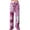 Purple, variant on ALLLIST Pants for Ladies Loose Fit Wide Leg Joggers Blue Tie Dye Knit Pants Teen Pants