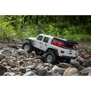 Axial RC Truck SCX24 Jeep Gladiator 4 Wheel Drive Rock Crawler RTR Nothing Needed to Complete Ready-To-Run White AXI00005V2T4