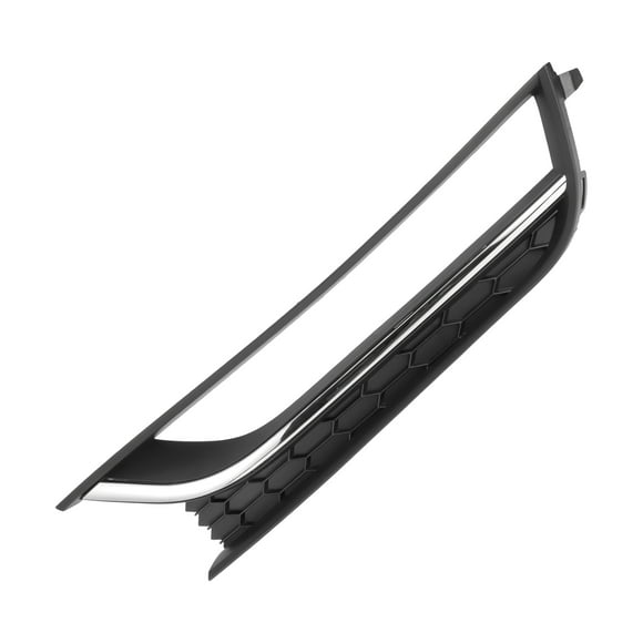 1pc Cubierta de Rejilla de Luz Antiniebla Frontal Izquierda para Volkswagen Passat 2012-2015 No.561853665A ABS Negro Tono Plateado