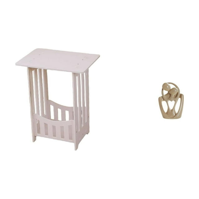 Mesita De Noche Práctica Para Hotel, Cafetería O Salón Con Estatua Abstracta De Pareja En Resina. Escultura Creativa Para Decorar Estanterías O Escritorios. Ideal Como Regalo De Cumpleaños.