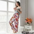 thumbnail image 5 of Salouo Coral Reef Print Women's Pajama Pants Casual Loose Sweatpants PJs Flowy Pants Drawstring Palazzo for Women Wide Leg Pants Lounge Pajama -XX-Large, 5 of 8