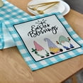 thumbnail image 4 of Easter Table Flag Bunny Eggs Gnome Plaid Tablecloth Table Runner, 4 of 9