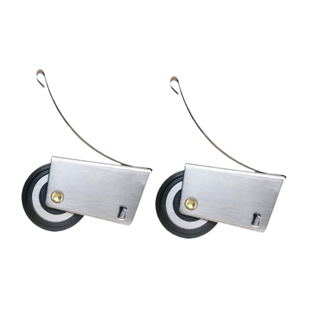 2 piezas accesorios de puerta de polea de riel puerta silenciosa rodillo de riel puerta corrediza de vidrio