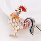 thumbnail image 2 of 2X Shape Animal Brooch Opal Brooch Clothes Brooch Unisex Birthday Gift Yinane broches de animales para mujer, 2 of 8