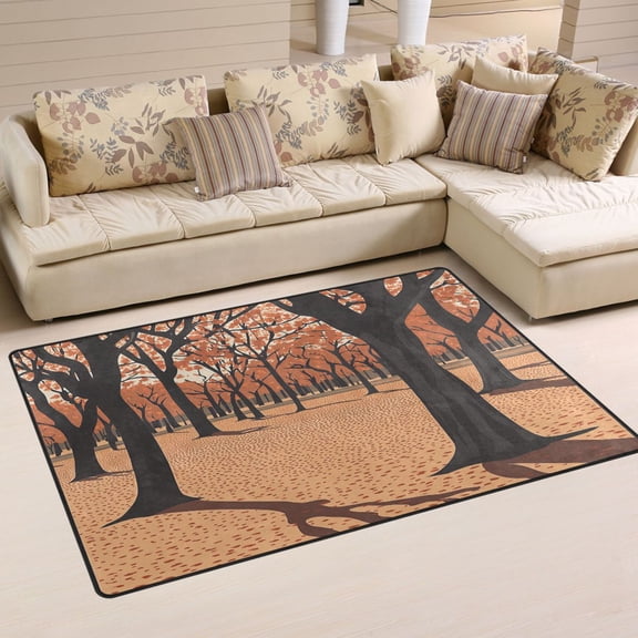 Dusk Soft Polyester Area Rug 31''x20'', Non Slip, Memory Foam, Water Absorbent