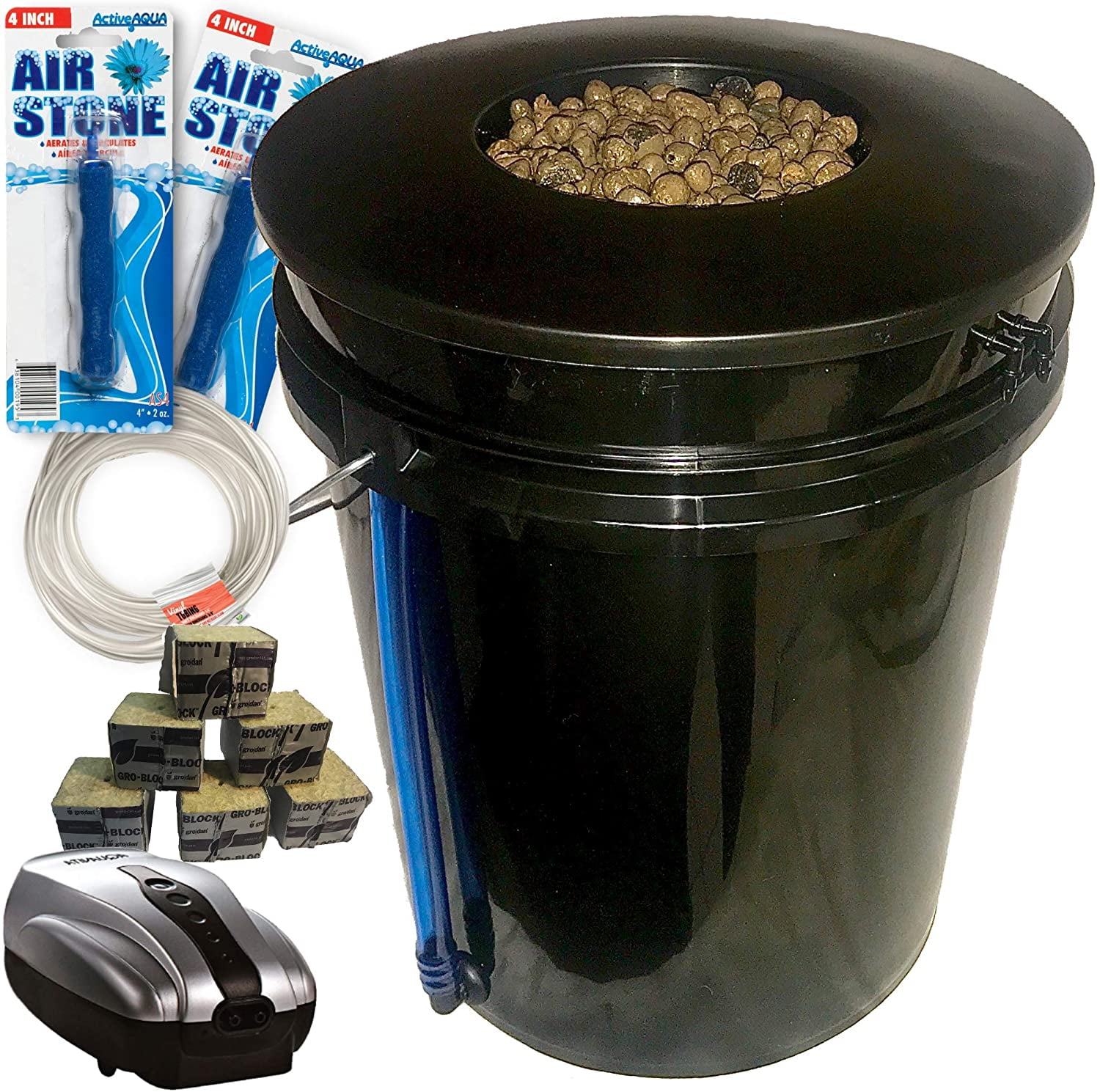 Active Aqua RS5GAL4SYS 5 gal 4-Bucket Root Spa System for sale online 