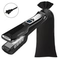 thumbnail image 1 of Planchas con 5 Temperaturas TitaniumSteamBlack 1Pza Plancha Negro Bolsa Negro 110-240V 160-230°C Placa 100mm x 42 mm Cer, 1 of 2