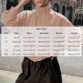 thumbnail image 3 of QIYAGBSA Gingham Cropped jacket for Women Stand Collar Zip Up Long Sleeve Elastic Hem with Pockets for Fall Dinner and Weekend Wear, 3 of 9