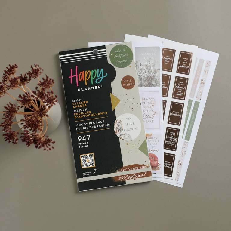 Happy Planner Sticker Value Pack 30/Sheets-Moods + Mindfulness 