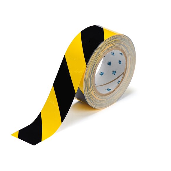 Cinta adhesiva Brady ToughStripe para marcar suelos, 2 cm x 30 m, color amarillo/negro
