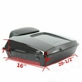 thumbnail image 2 of Kojem Black Trunk Compatible with 1997-2013 Harley Davision Razor Touring Pack Pak Road King Electra Street Glide w/ Lock, 2 of 10