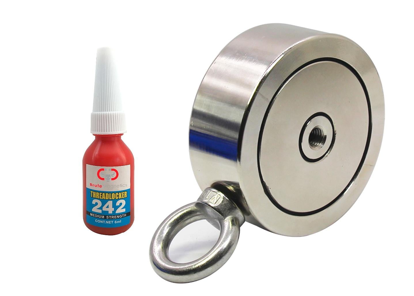 Details about   FISHING MAGNET 200 lbs Super Strong Neodymium Round Thick Eye bolt 1.76 INCH 