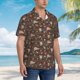 thumbnail image 3 of Balery Dachshund Dog Puppy Camisas hawaianas de manga corta para hombre, camisas playeras de corte holgado, camisas de vacaciones con botones,XX-Large, 3 of 7