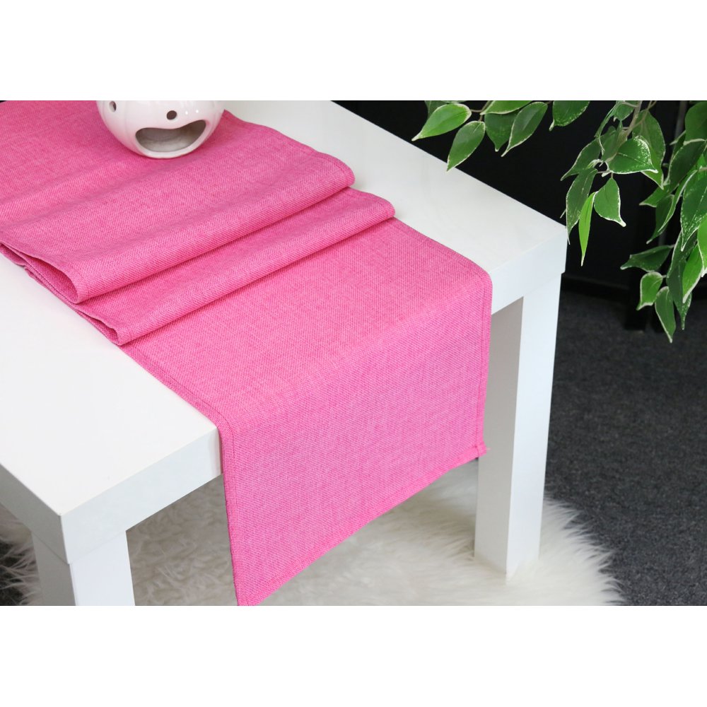 Aiking Home Faux Linen Unlined Table Runner, Ideal for Wedding, Baby