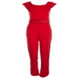 thumbnail image 2 of Pantalon de Jogging Bodycon Belt Romper pour Femmes, 2 of 4