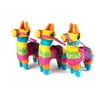 Mini Donkey Pinata Set - 3 Pack 4"x7" for Fiesta Party Decorations and Favors