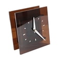 thumbnail image 1 of Siruishop Table Clock Acrylic Stylish Decorative Clock for Study Room Home Living Room Clear Coffee, 1 of 8