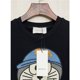thumbnail image 3 of Gu Primavera Nuevo Estilo Doraemon Bordado Puro Algodón Hombres Cuello Redondo Sudadera De Manga Larga Universidad T, 3 of 4