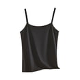 thumbnail image 3 of Rvasteizo Women Crew Neck Sleeveless Adjustable Strap Camisole for Slim Breathable Daily Basic Layering, 3 of 5