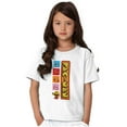 thumbnail image 4 of PACMAN Arcade Game Ghost Friends Crewneck T Shirts Boy Girl Teen Brisco Brands S, 4 of 5